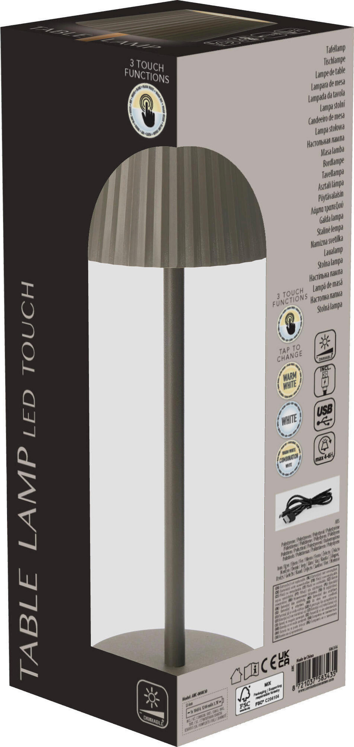 Tischlampe Tischlampe - (28,00/9,30/9,30cm)