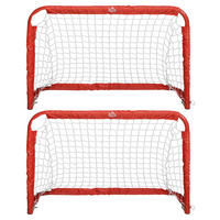 HOMCOM Fußballtor rot B/H/T: ca. 90x60x36 cm Fußballtor - rot (90,00/60,00/36,00cm) - HOMCOM