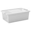 KIS Aufbewahrungsbox BI Box transparent B/H/L: ca. 35x19x55 cm BI Box - weiß/transparent (55,00/35,00/19,00cm) - KIS