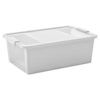 KIS Aufbewahrungsbox BI Box transparent B/H/L: ca. 35x19x55 cm BI Box - weiß/transparent (55,00/35,00/19,00cm) - KIS