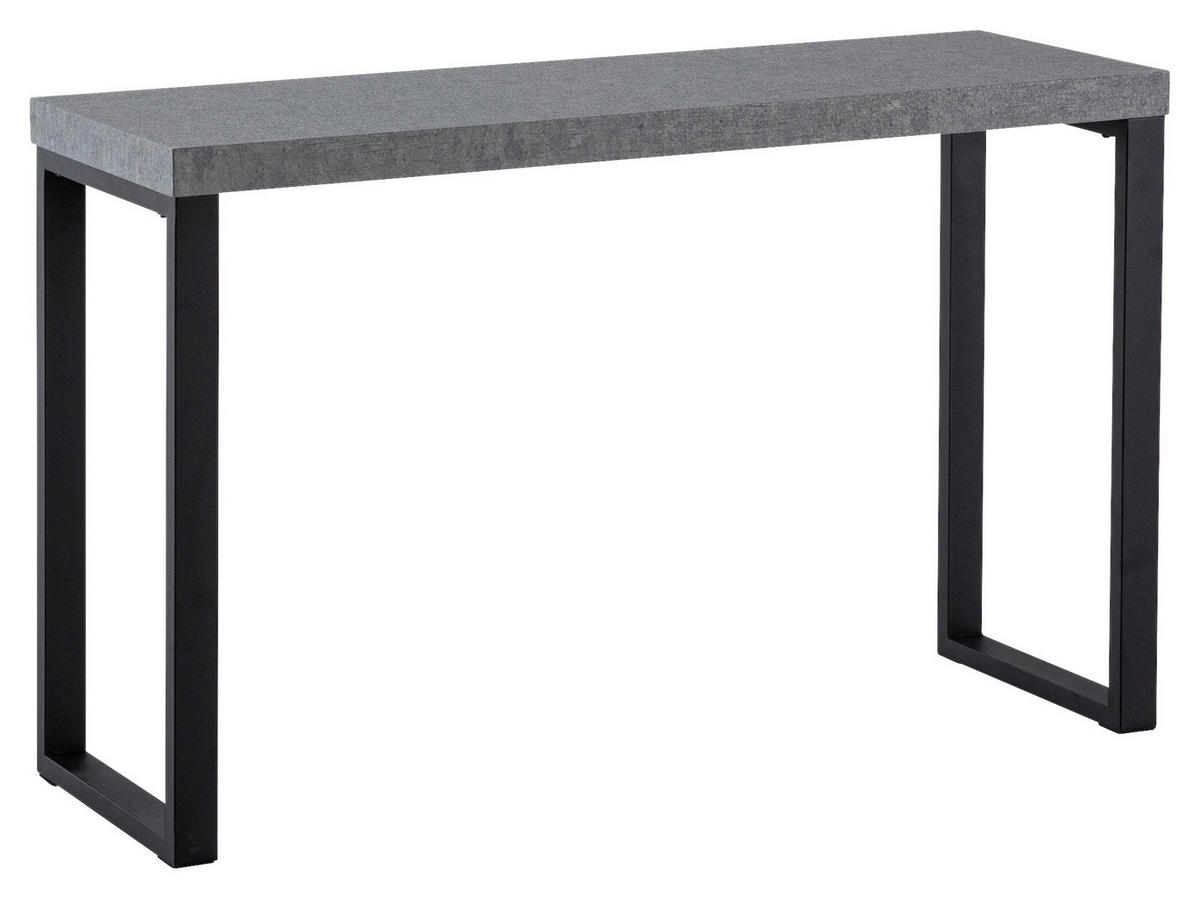 Konsolentisch Beton MDF B/H/T: ca. 120x76x40 cm Konsolentisch - Beton (120,00/76,00/40,00cm) - Wohnling