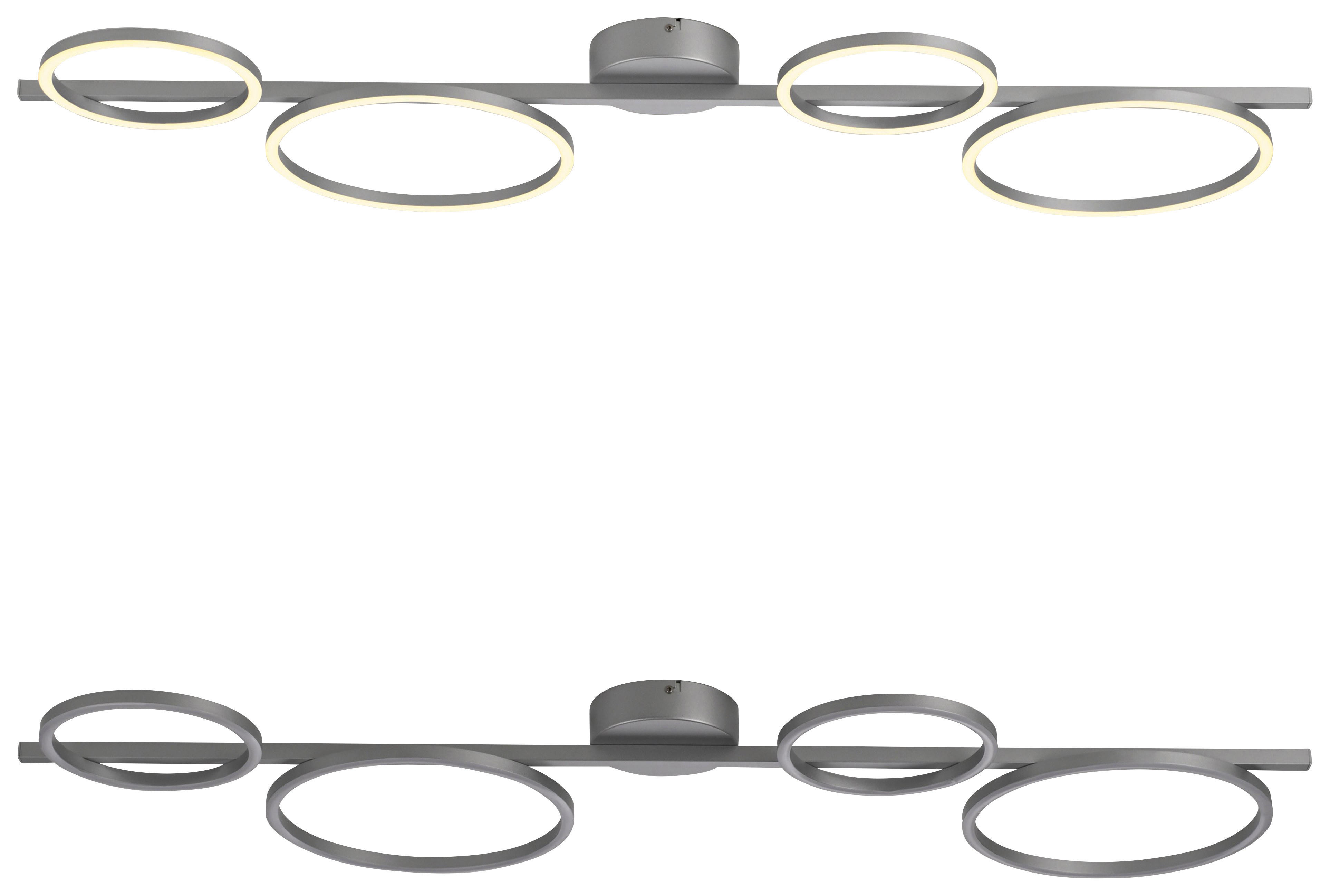 Just Light LED Deckenleuchte silber Metall H/L: ca. 7x120 cm 1 Brennstellen LED_Deckenleuchte_Mini-Ritus - silber (120,00cm) - Just Light