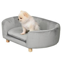 PawHut Haustiersofa hellgrau Birkenholz B/H/L: ca. 55x33x86 cm Haustiersofa - hellgrau (86,00/55,00/33,00cm) - PawHut