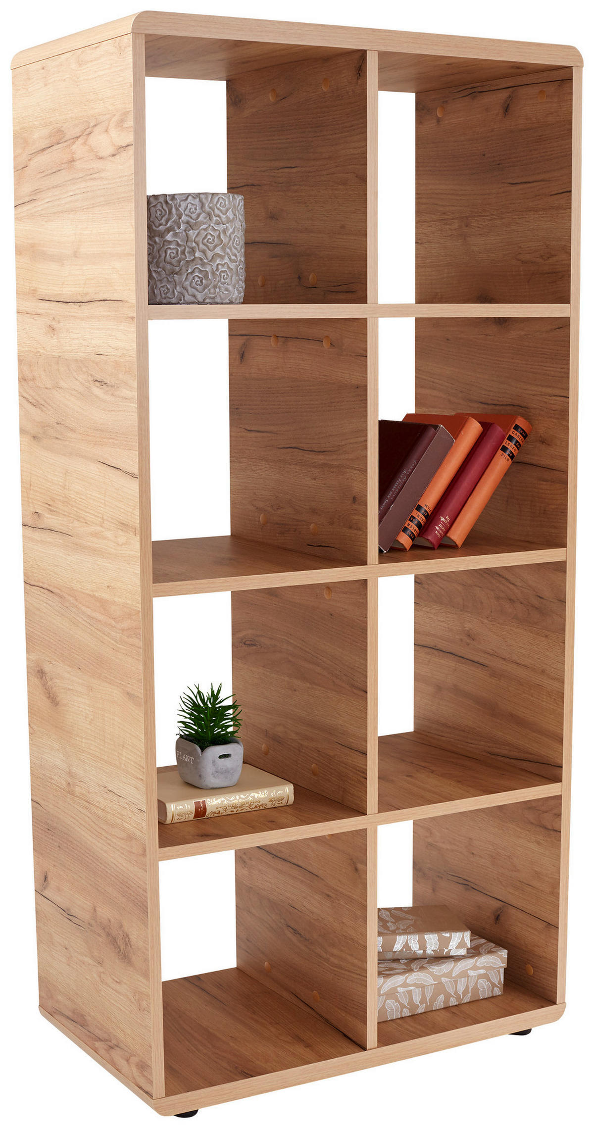 Regal Fontana Eiche Kraft Nachbildung B/H/T: ca. 73x145x35 cm Fontana - (73,00/145,00/35,00cm)