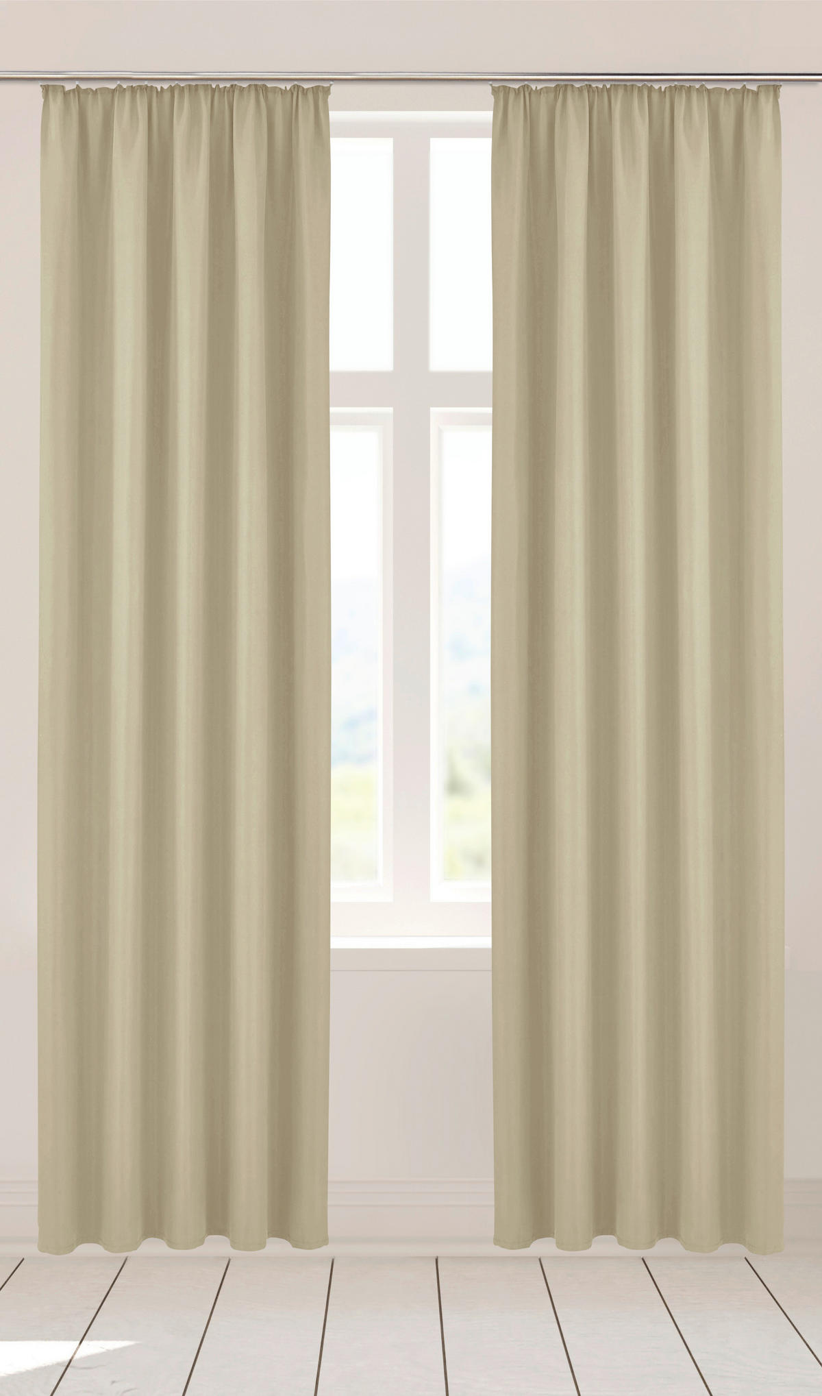 Verdunklungsvorhang Linus kitt B/L: ca. 140x245 cm Linus - kitt (140,00/245,00cm)