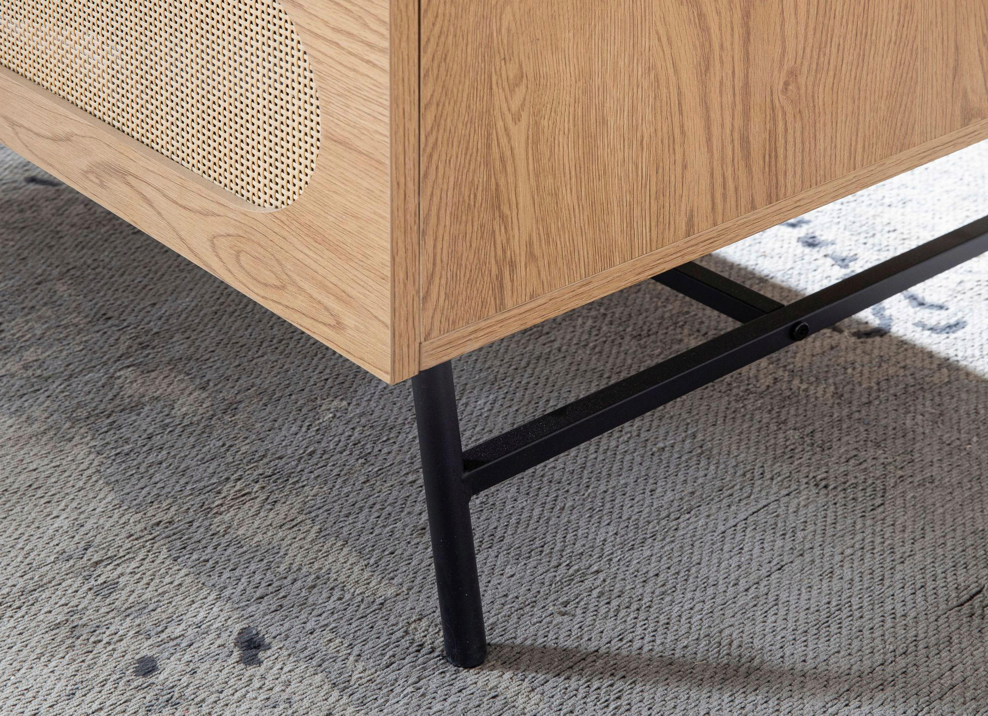 Couchtisch Eiche Nachbildung B/H/T: ca. 100x45x60 cm Couchtisch - Eiche (100,00/45,00/60,00cm) - Wohnling