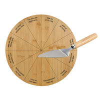 Kesper Drehplatte natur Edelstahl B/H/L: ca. 35x5,5x35 cm Drehplatte inkl. Tortenheber - natur (35,00/35,00/5,50cm) - Kesper