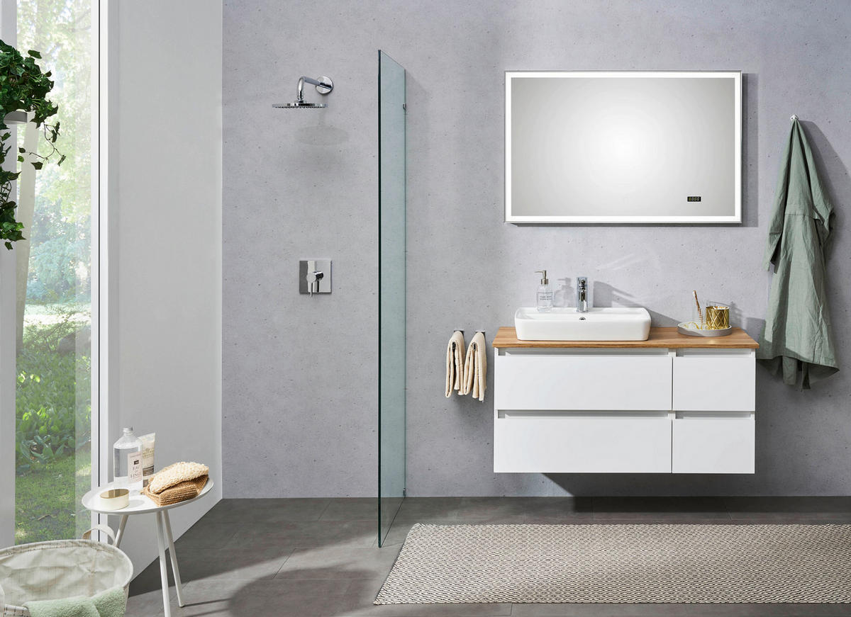 Badezimmer-Set Quickset 360 weiß glanz B/H/T: ca. 113x200x50 cm Quickset 360 - weiß (113,00/200,00/50,00cm) - Pelipal