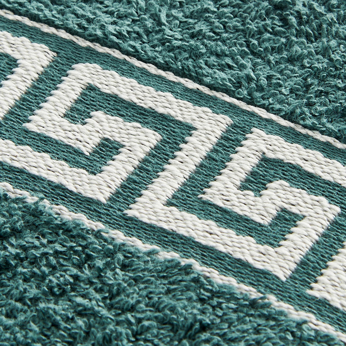 Gästetuch Mäander Mäander - grün (30,00/50,00cm) - POCOline