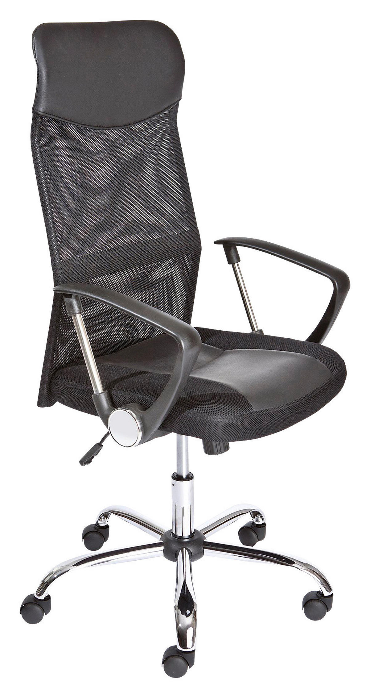 Drehstuhl Torino schwarz Kunstleder Torino - schwarz (61,00/111,00/59,00cm) - Inter Link