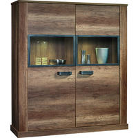 Vitrine Aalborg Oak Monument Nachbildung Spanplatte B/H/T: ca. 133x150x40 cm Aalborg - Oak (133,00/150,00/40,00cm)