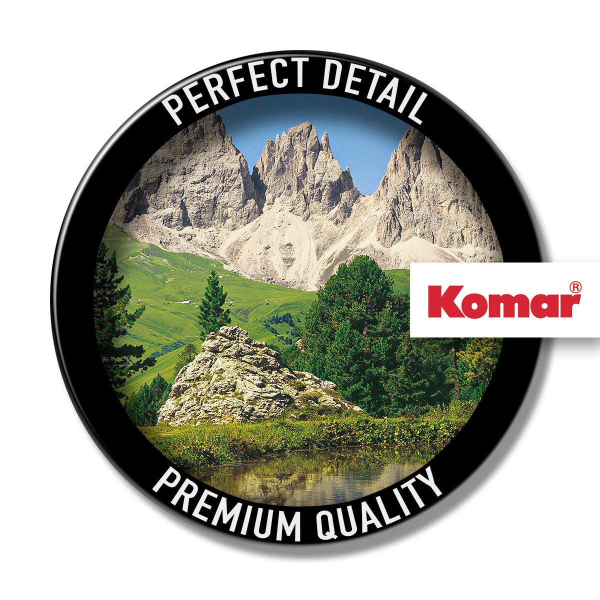 Komar Fototapete Dolomiten B/L: ca. 400x260 cm Dolomiten - (400,00/260,00cm) - Komar