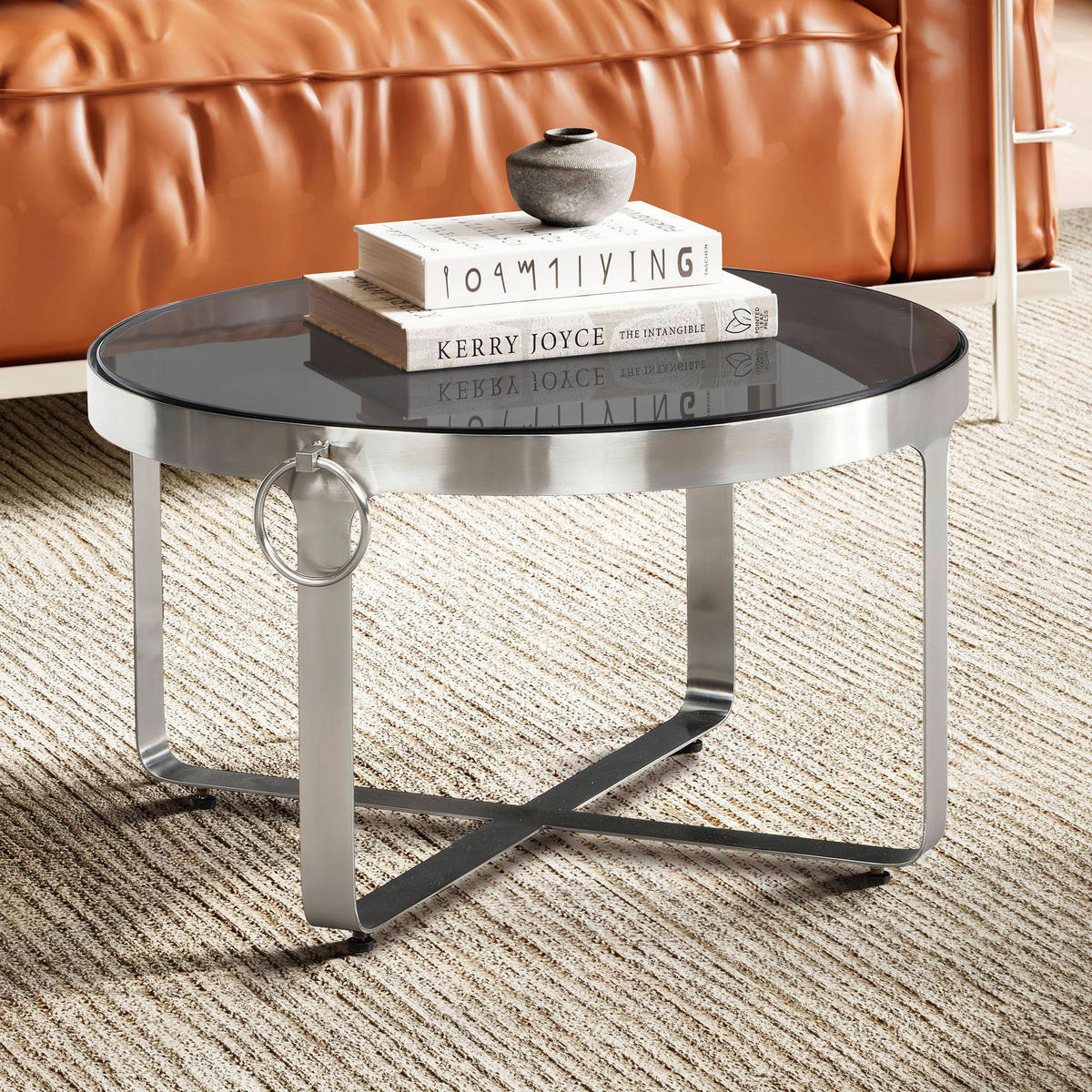 Couchtisch schwarz B/H/T: ca. 60x34x60 cm Couchtisch - schwarz (60,00/34,00/60,00cm) - Wohnling