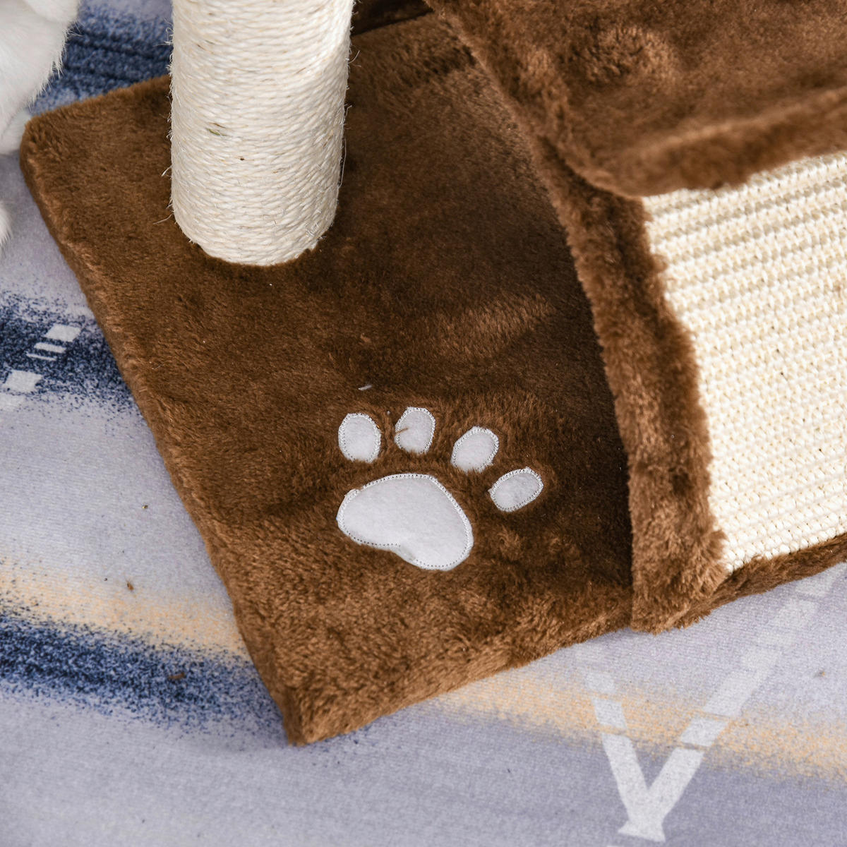 PawHut Katzenkratzbaum braun Spanplatte B/H/L: ca. 30x43x40 cm Katzenkratzbaum - braun (40,00/30,00/43,00cm) - PawHut