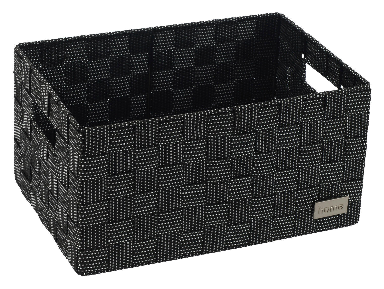 POCOline Korb schwarz Nylon B/H/T: ca. 31x16x21 cm Korb_Nina_2 schwarz/weiß - weiß/schwarz (31,00/16,00/21,00cm) - POCOline