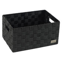 POCOline Korb schwarz Nylon B/H/T: ca. 31x16x21 cm Korb_Nina_2 schwarz/weiß - weiß/schwarz (31,00/16,00/21,00cm) - POCOline