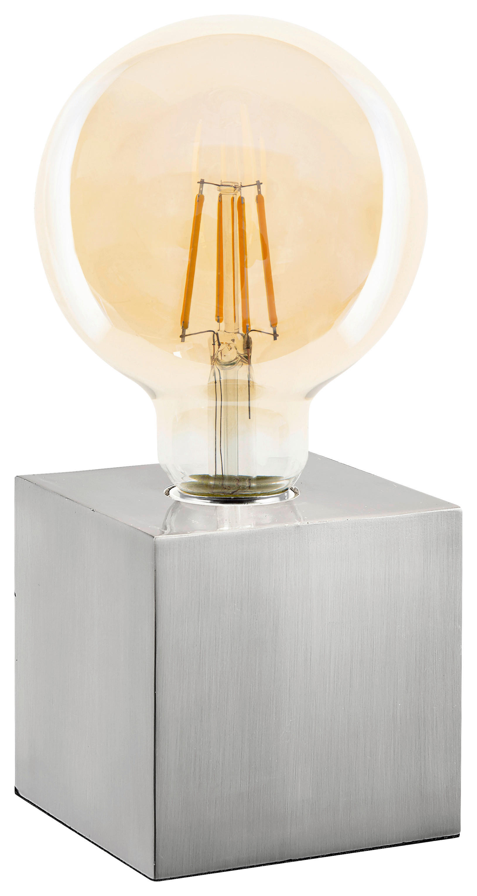 Nowa Tischleuchte 50240101 nickel matt Metall B/H/T: ca. 10x10x10 cm E27 1 Brennstellen LEONIE - nickel matt (10,00/10,00/10,00cm) - Nowa