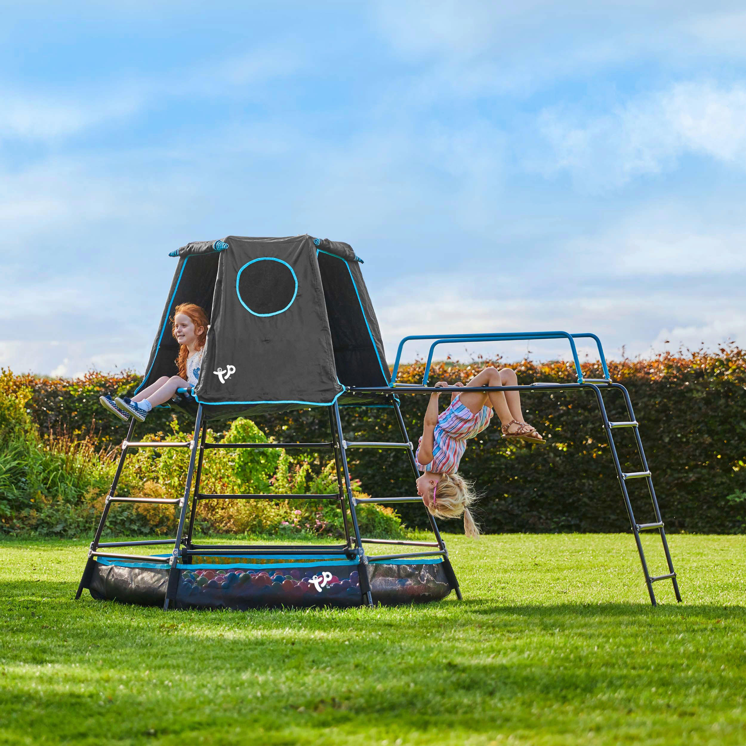TP Toys Klettergerüst Explorer schwarz B/H/T: ca. 208x201x306 cm Explorer - schwarz (208,00/201,00/306,00cm) - TP Toys