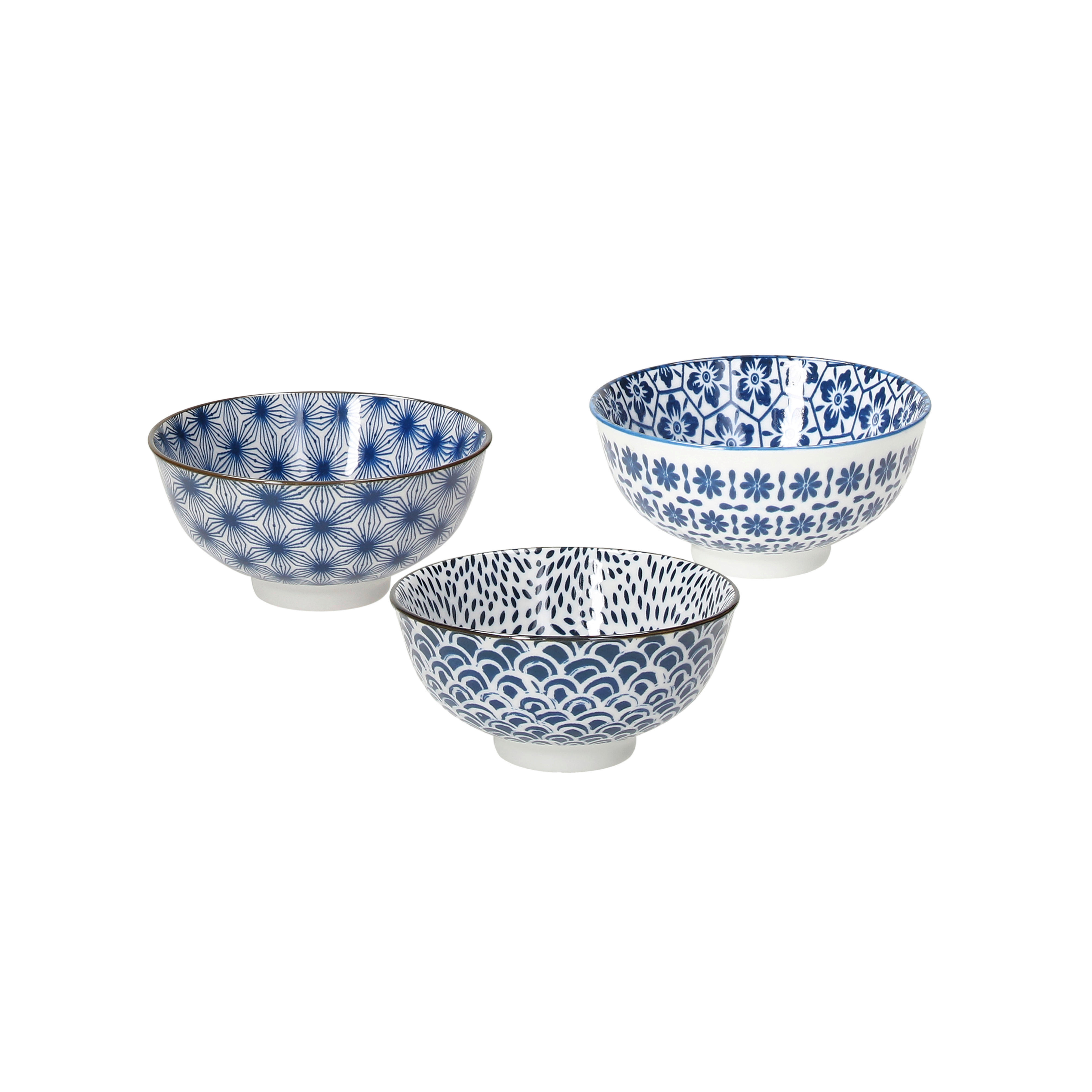 TOGNANA Schüssel-Set Sapa blau Porzellan H/D: ca. 6x12 cm günstig online kaufen