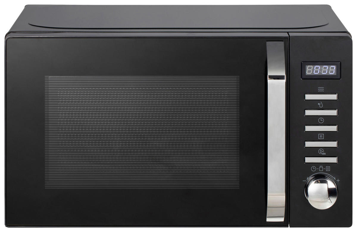 POCOline Mikrowelle AM820C2MT-PM schwarz Metall B/H/T: ca. 44x26x36 cm ca. 20 l Mikrowelle_Tokio - schwarz (44,00/26,00/36,00cm) - POCOline