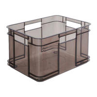 keeeper Aufbewahrungsbox Bruno M grau B/H/L: ca. 27x22x35 cm Bruno M - transparent/grau (35,00/27,00/22,00cm) - keeeper