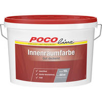 POCOline Raumfarbe Innenraumfarbe weiß ca. 10 l Innenraumfarbe - weiß (10,00l) - POCOline