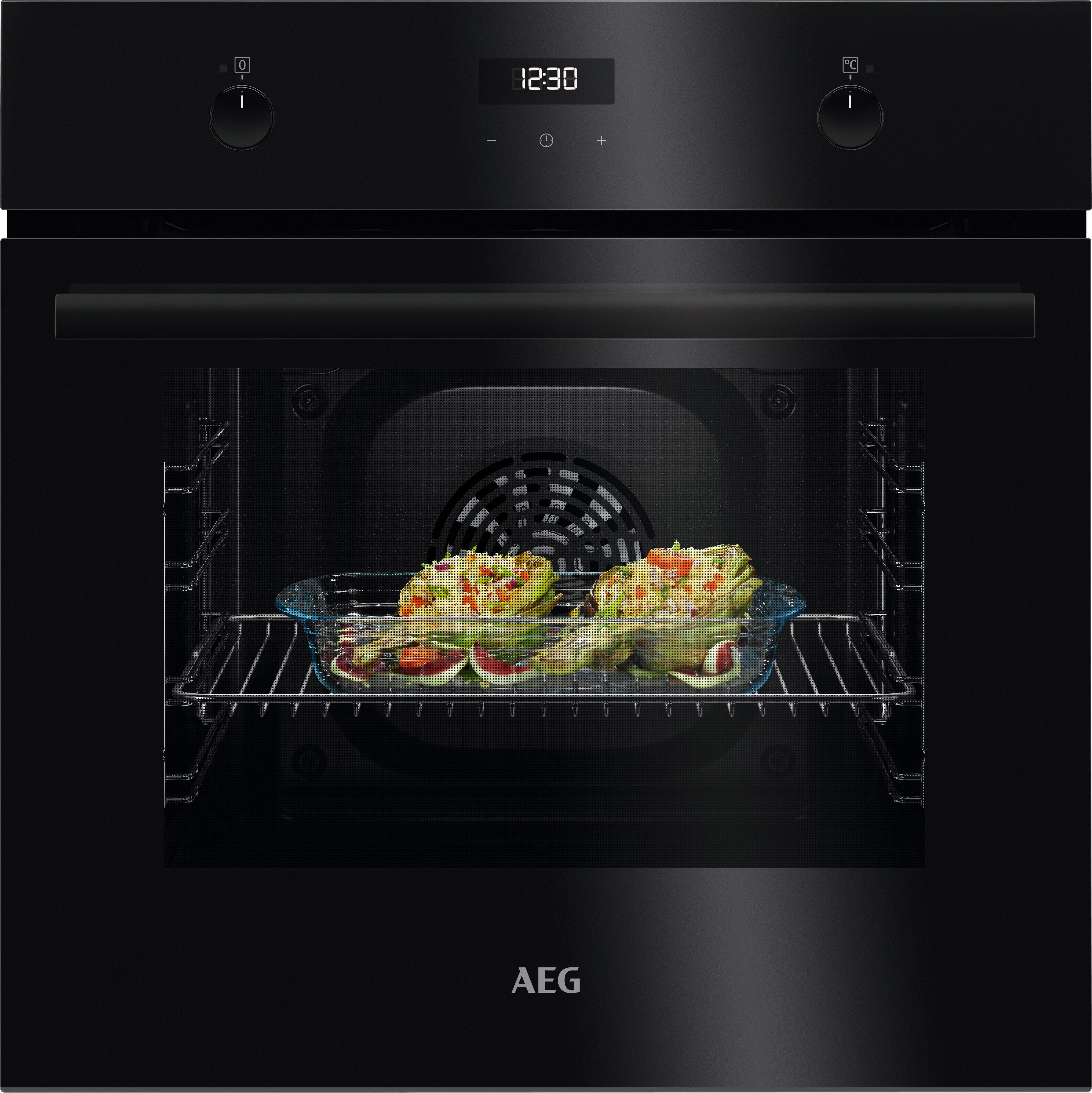 AEG Backofen-Set XXXL60P schwarz B/H/T: ca. 59,4x59,8x56 cm XXXL60P - schwarz (59,40/59,80/56,00cm) - AEG