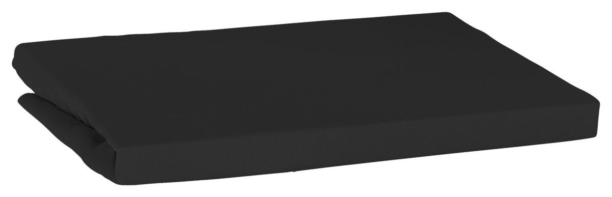 Spannbetttuch Jersey Spannbetttuch_Jersey 100x200cm - schwarz (100,00/200,00cm) - oh cosy