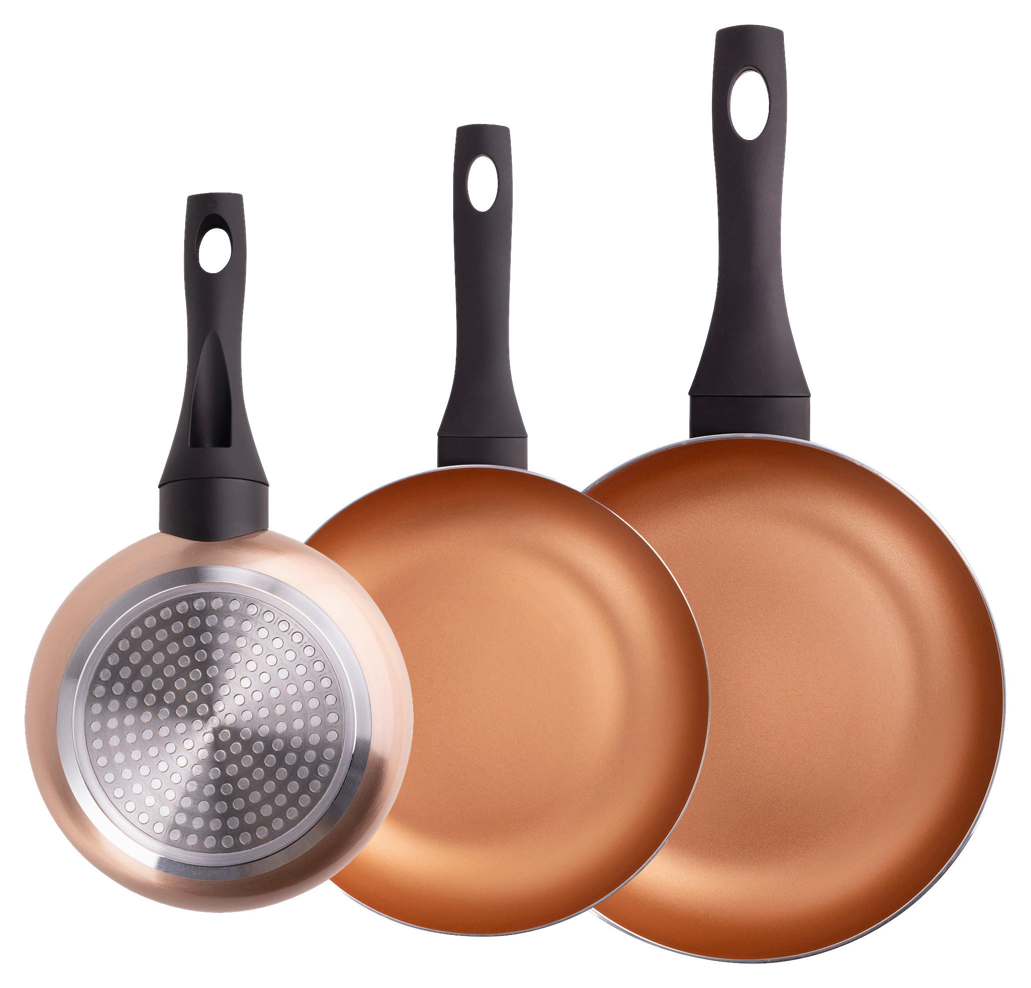 SAN IGNACIO Pfannen-Set COBRE Kupfer Aluminium 3 tlg. COBRE - Kupfer - SAN IGNACIO