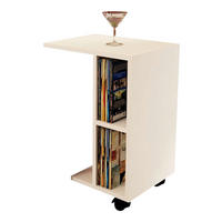 Beistelltisch General weiß Spanplatte B/H/T: ca. 35x65x45 cm General - weiß (35,00/65,00/45,00cm) - moebel17