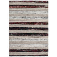 Kayoom Kurzflorteppich Duarte 210 schwarz B/L: ca. 160x230 cm Duarte 210 - weiß/schwarz (160,00/230,00cm) - Kayoom
