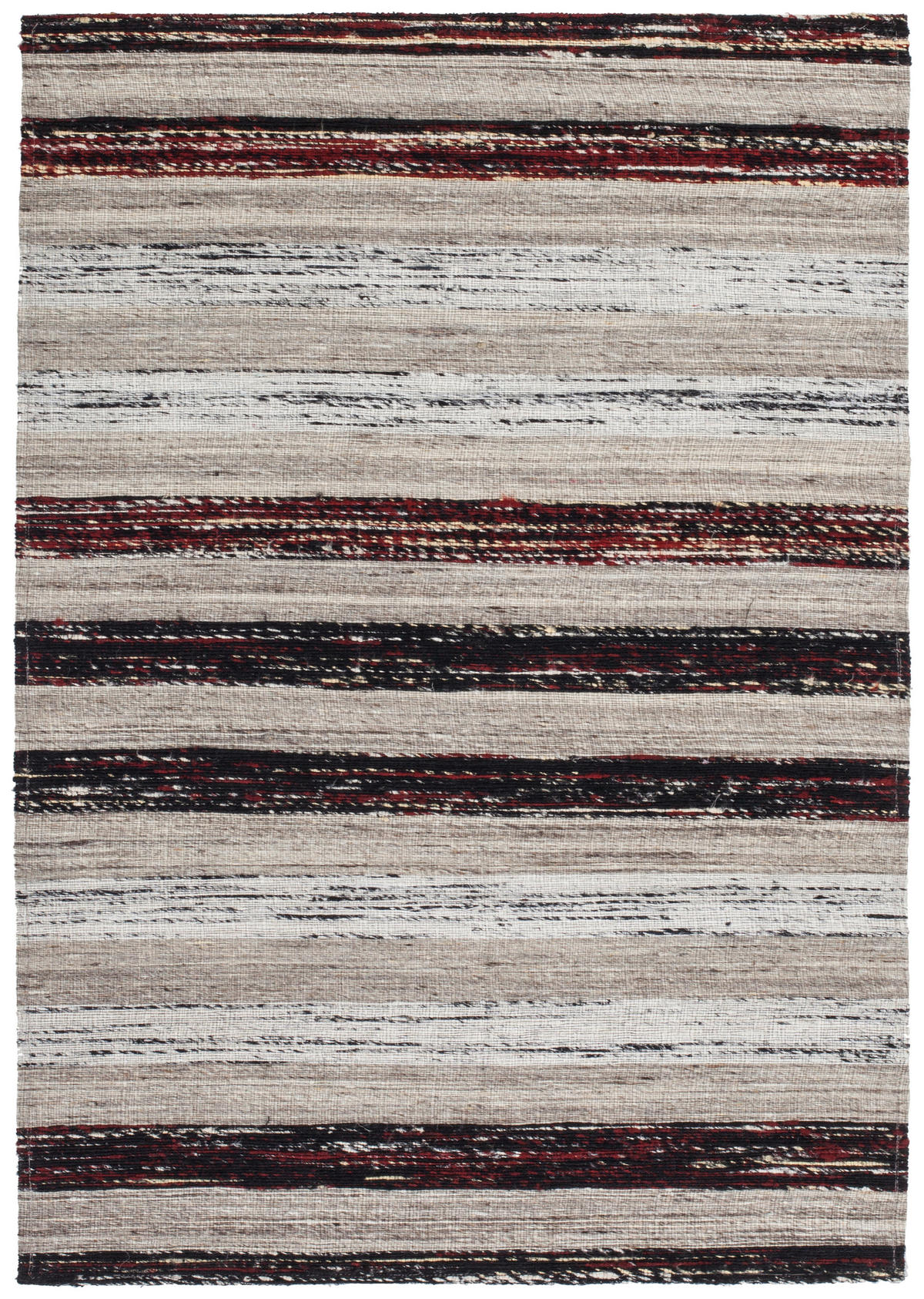 Kayoom Kurzflorteppich Duarte 210 schwarz B/L: ca. 160x230 cm Duarte 210 - weiß/schwarz (160,00/230,00cm) - Kayoom
