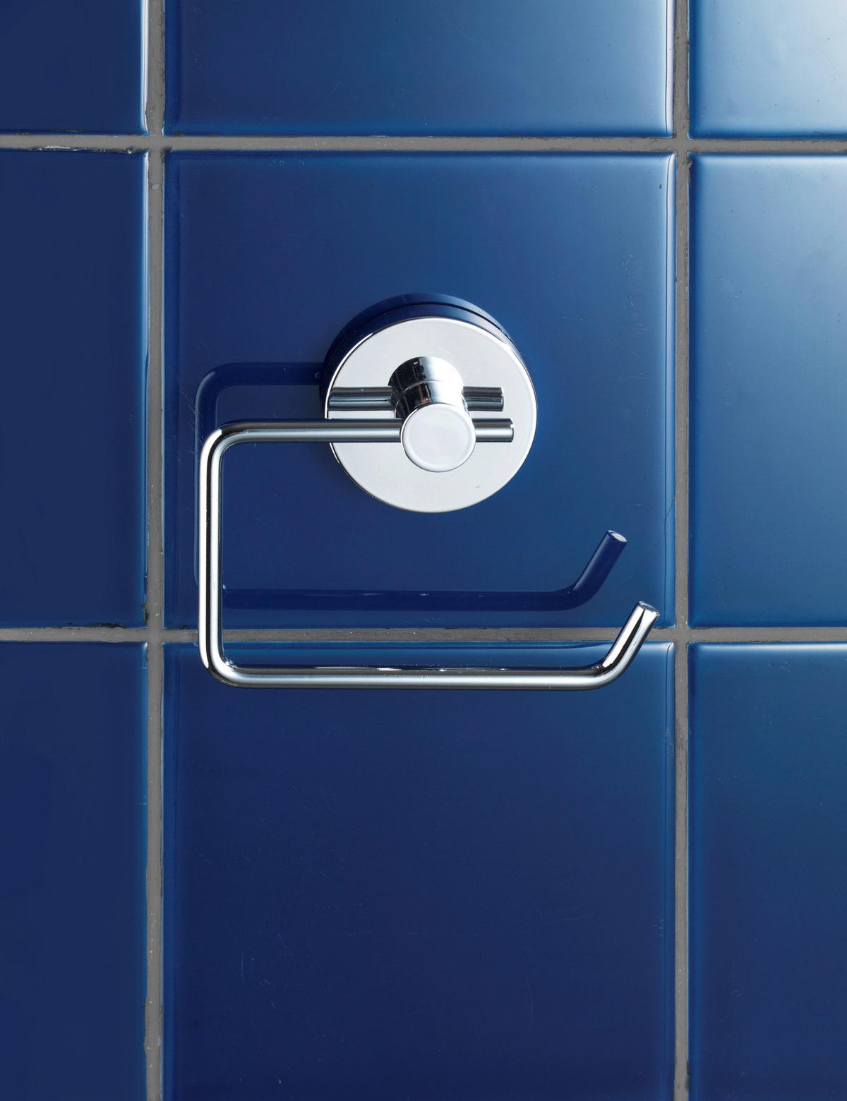Toilettenpapierhalter Chrom Stahl B/H/L: ca. 13,5x10,5x3,7 cm Toilettenpapierhalter_Vacuum-Loc - Chrom (3,70/13,50/10,50cm) - WENKO