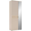 Garderobenschrank Ina Kaschmirgrau Eiche Natura Nachbildung B/H/T: ca. 78x202x38 cm Ina - Eiche/Kaschmirgrau (78,00/202,00/38,00cm)