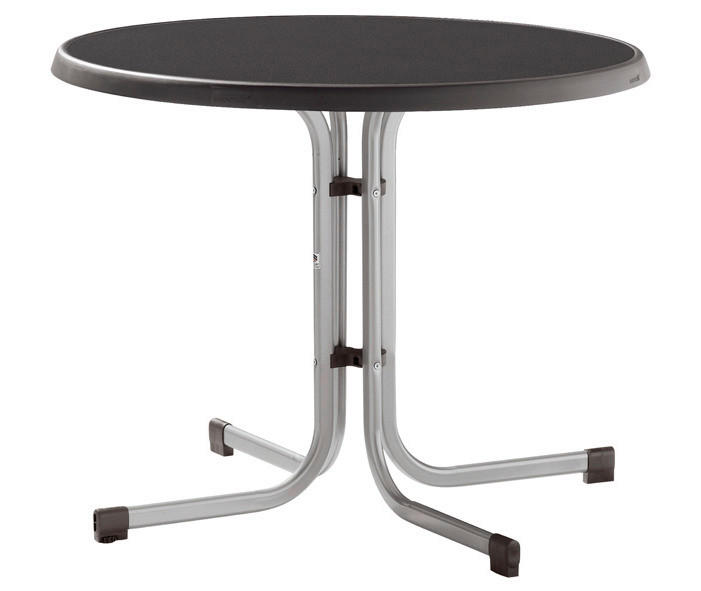 Sieger Boulevardtisch anthrazit Stahl H/D: ca. 72x86 cm Boulevardtisch_Sieger - anthrazit (86,00/72,00cm) - Sieger