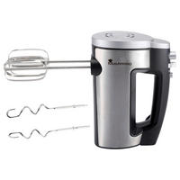 MASTERPRO Handmixer BGMP-9062 Foodies schwarz silber Edelstahl Kunststoff B/H/T: ca. 11x16x22 cm Foodies BGMP-9062 - schwarz/silber (11,00/16,00/22,00cm) - MASTERPRO