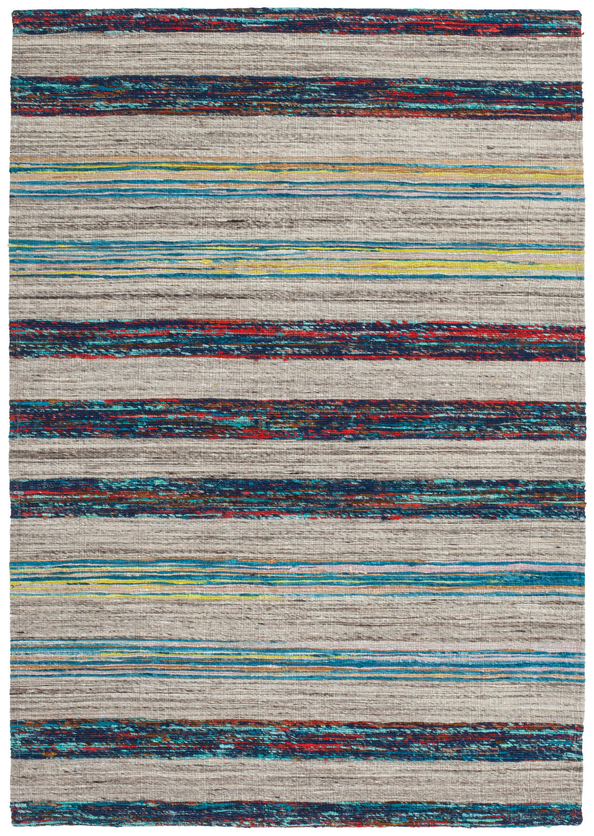 Kayoom Kurzflorteppich Duarte 210 creme B/L: ca. 160x230 cm Duarte 210 - blau/creme (160,00/230,00cm) - Kayoom
