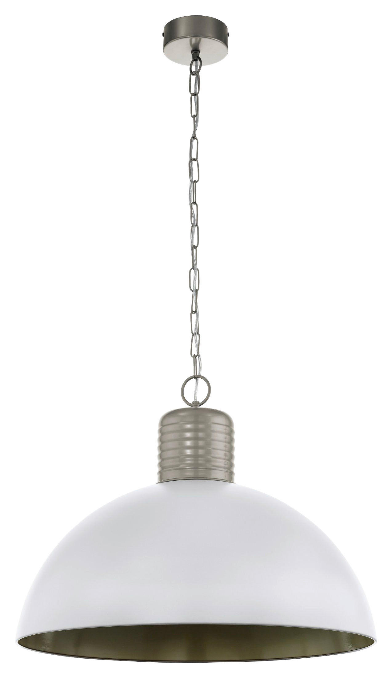 Eglo Pendelleuchte grau Metall B/H/L: ca. 65x149x65 cm E27 1 Brennstellen Coldridge - grau (65,00/65,00/149,00cm) - Eglo