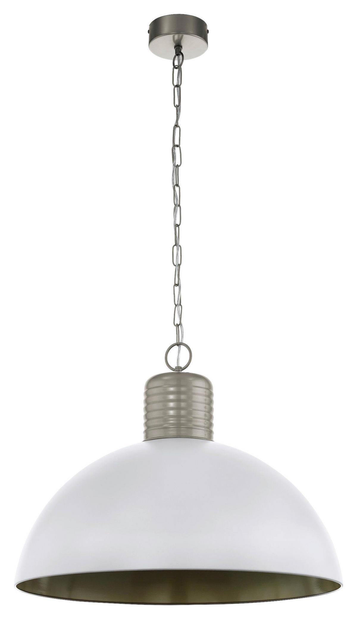 Eglo Pendelleuchte grau Metall B/H/L: ca. 65x149x65 cm E27 1 Brennstellen Coldridge - grau (65,00/65,00/149,00cm) - Eglo