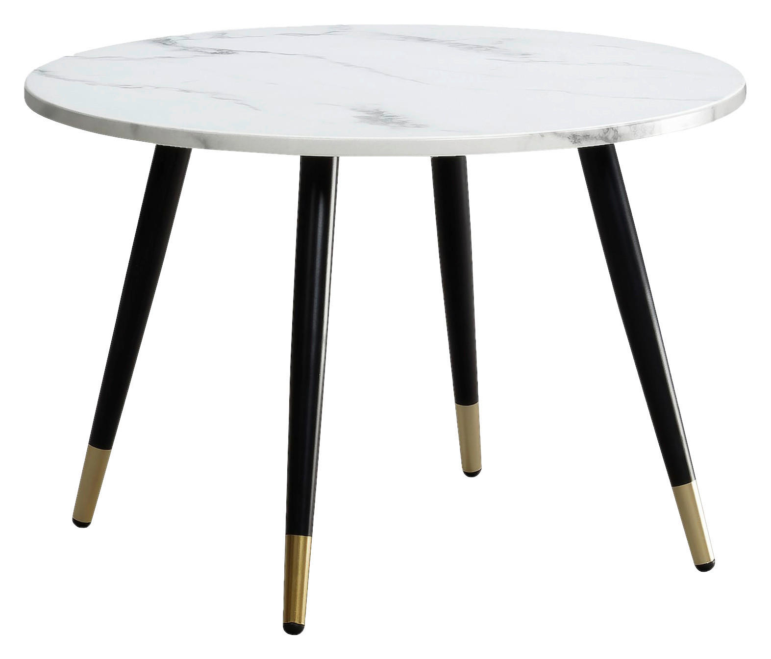 Couchtisch weiß Marmor Optik B/H/T: ca. 60x41x60 cm Couchtisch - weiß (60,00/41,00/60,00cm) - Wohnling