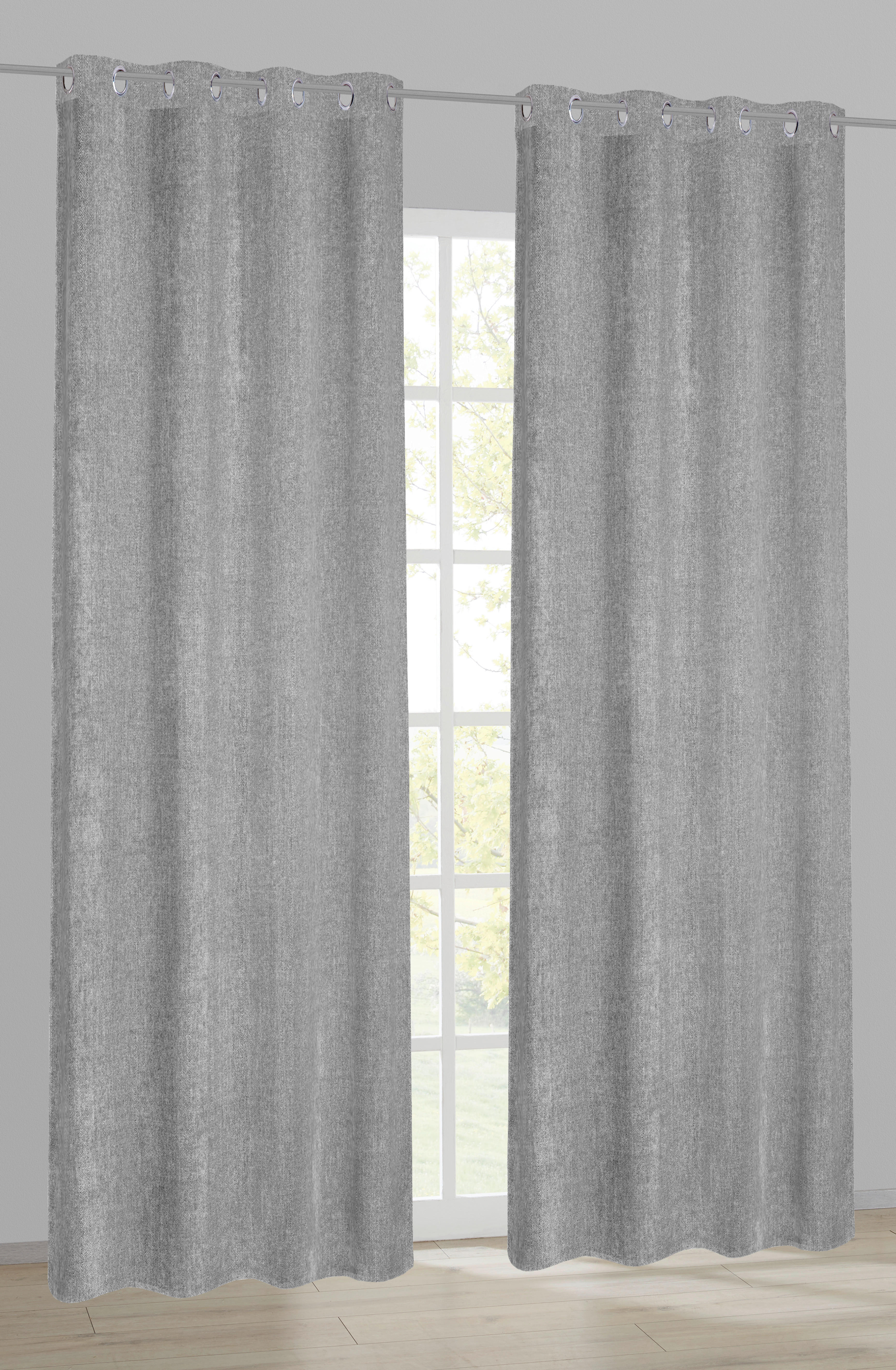 Ösenvorhang Kristina silber B/L: ca. 135x245 cm Kristina - silber (135,00/245,00cm)