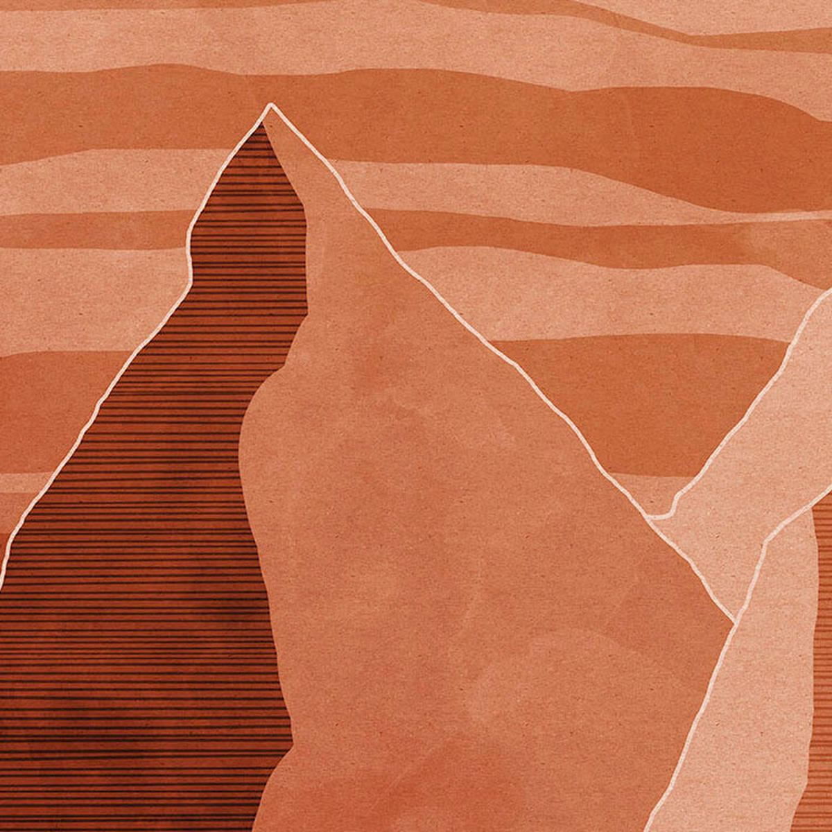 Komar Fototapete Desert Mile B/L: ca. 400x280 cm Desert Mile - (400,00/280,00cm) - Komar