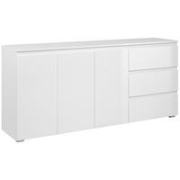 Sideboard Capetown weiß weiß glänzend B/H/T: ca. 179x81x40 cm Capetown - weiß (179,00/81,00/40,00cm)