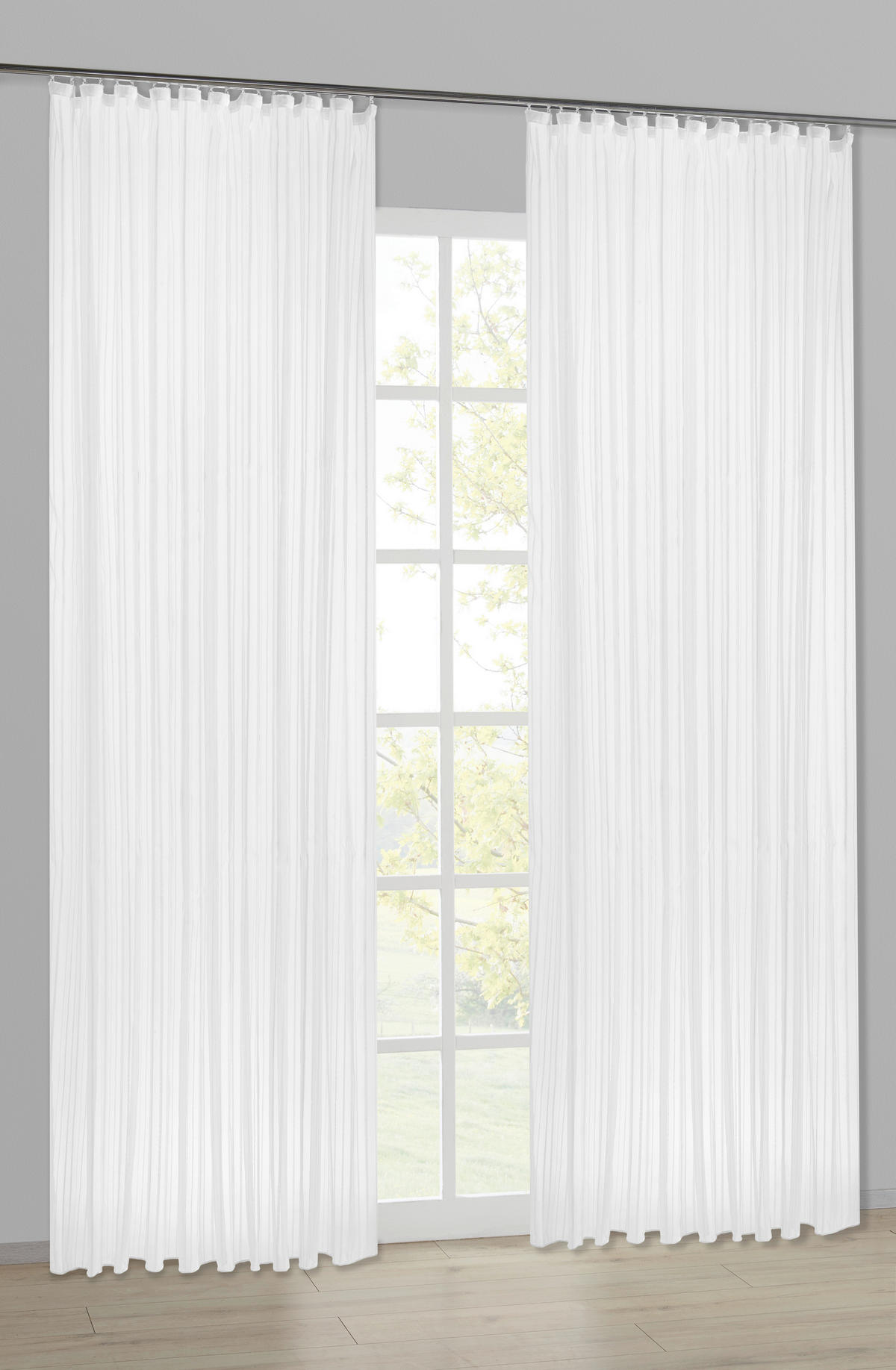 Fertigstore London weiß B/L: ca. 300x245 cm London - weiß (300,00/245,00cm) - POCOline