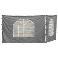 Grasekamp Seitenteile für Pavillon Sahara grau Kunststoff B/H: ca. 300x193 cm Sahara - grau (300,00/193,00cm) - Grasekamp