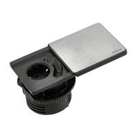 Naber Steckdose 8031152 Alu schwarz B/H/T: ca. 18,1x6,8x9,1 cm 8031152 - schwarz/Alu (18,10/6,80/9,10cm) - Naber