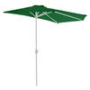 VCM Balkon-Sonnenschirm grün Polyester-Mischgewebe B/H/T: ca. 270x235x140 cm Balkon-Sonnenschirm - grün (270,00/235,00/140,00cm) - VCM