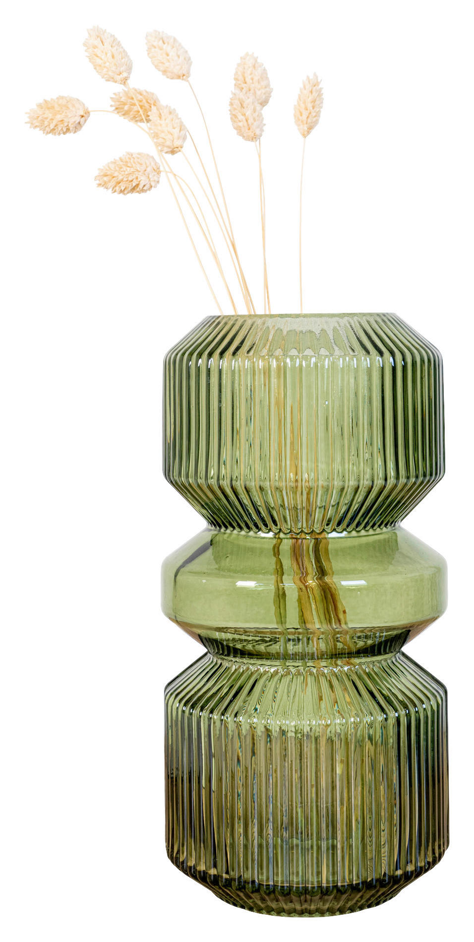 Housenordic Vase grün Glas D: ca. 12 cm Vase_Algar - grün (12,00cm) - Housenordic