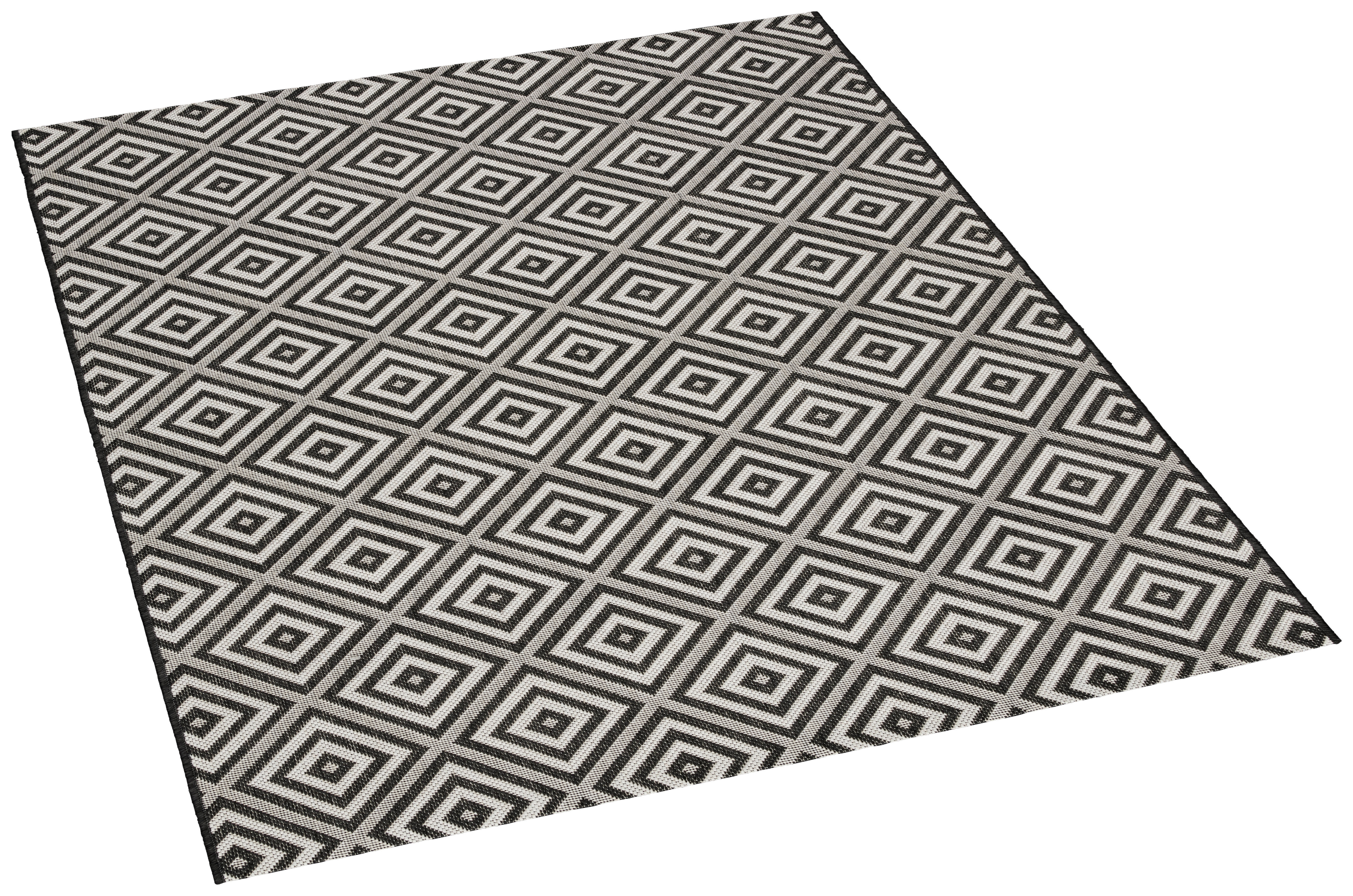 In-/Outdoor-Teppich Ambiente schwarz B/L: ca. 80x150 cm Ambiente - schwarz (80,00/150,00cm)
