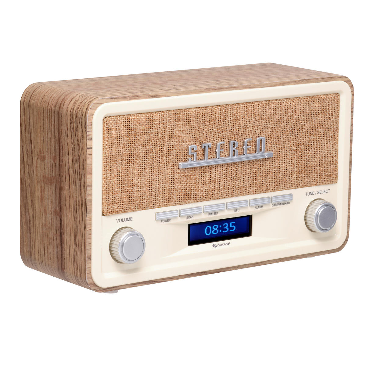 Denver DAB+ Radio DAB-18LW DAB-18LW - (26,00/15,00/11,00cm) - Denver